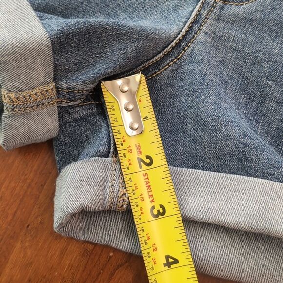 Dickies Girl Dolls Kill Roll Hem Denim Overall Shortalls Sz XL - Picture 8 of 8